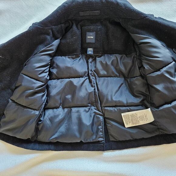 Baby Gap Navy Pea/Puffer Coat Size 18-24 Months - Picture 6 of 6